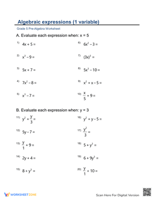 Expressions and Equations 4