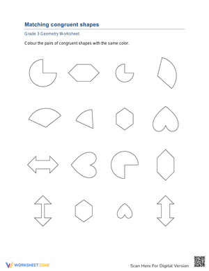 Congruent shapes 2