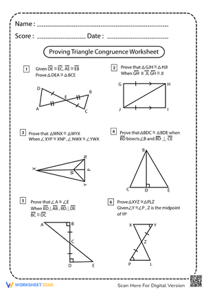 Proving Congruent Triangles 2
