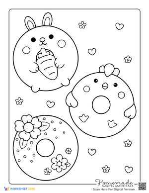 coloring-pages-cute-happy-easter-donuts
