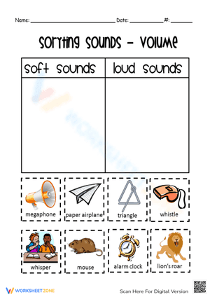 Sorting Sounds- Volume