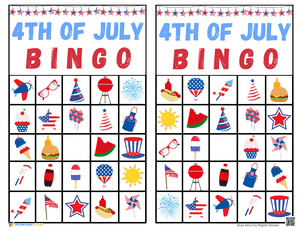 July 4th Bingo 3