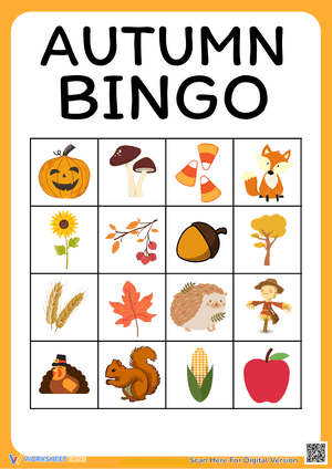 Autumn Bingo 4