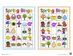 Spring Bingo Game 4