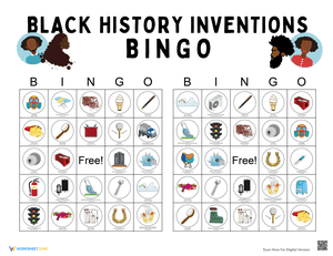 BLACK HISTORY INVENTIONS Bingo 8