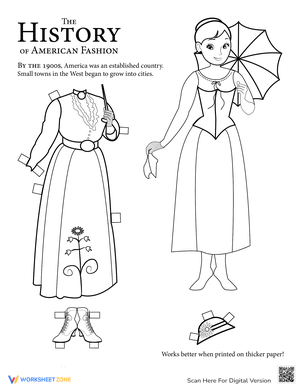 Victorian Paper Doll