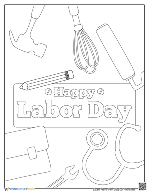 Labor Day Coloring 2
