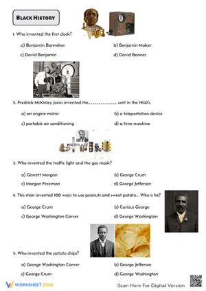 Black History Month- Black History Inventors