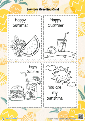 Summer Greetings Cards