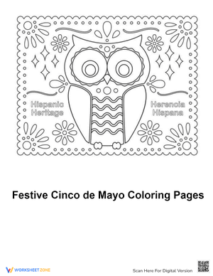 Hispanic Heritage Month Coloring Page 2