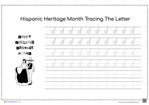 Hispanic Heritage Month Tracing The Letter