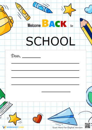 Back To School Greeting Card