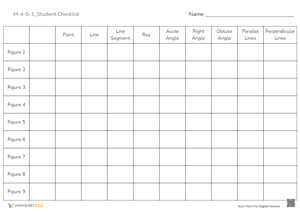 M-4-5-1_Student Checklist