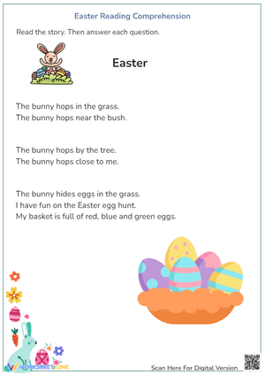 Easter Reading Comprehension - Easter