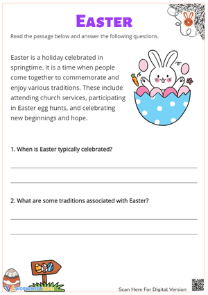 Easter - Reading Comprehension