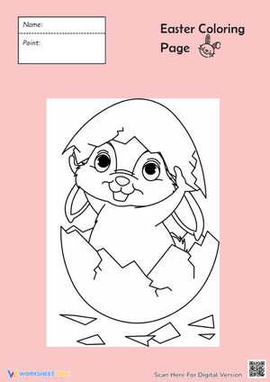 Cute Bunny Coloring Pages for Kids