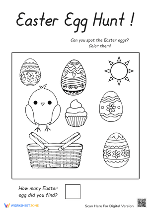 Easter Egg Hunt Math Activity