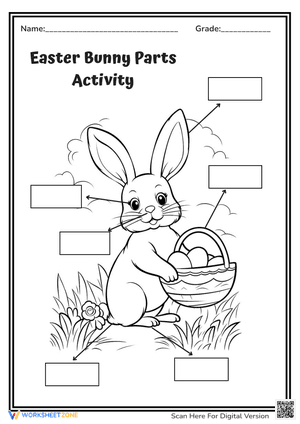 Easter Bunny Part Activity 