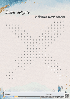 Easter Delight: A Festive Word Search