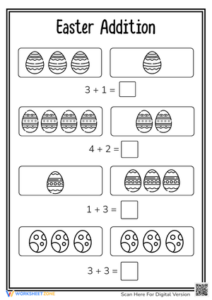 Easter Addition Practice