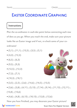 Easter Coordinate Graphing