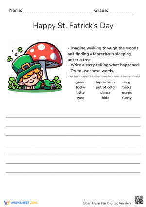 St. Patrick's Day Creative Writing Practice