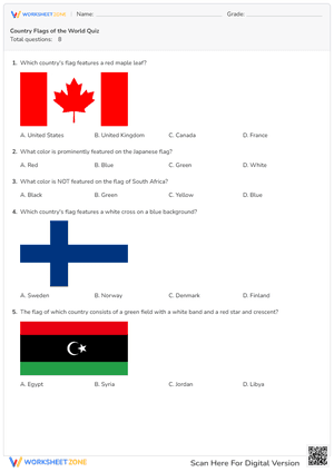 Country Flags of the World Quiz