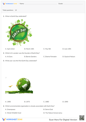 Earth Day Quiz 3