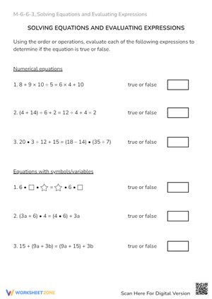 M-6-6-3_Solving Equations and Evaluating Expressions