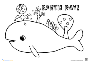 Earth Day Coloring Sea Animals