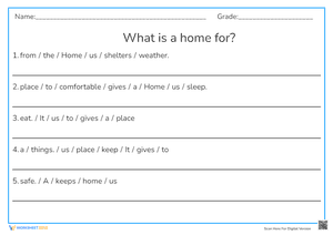 What is a home for?