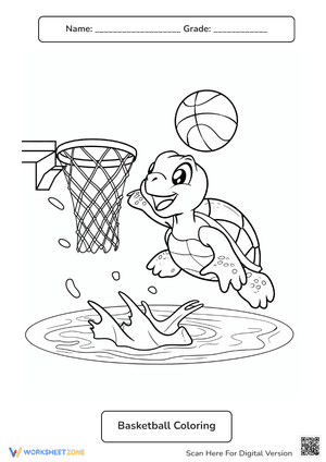 Basketball Coloring