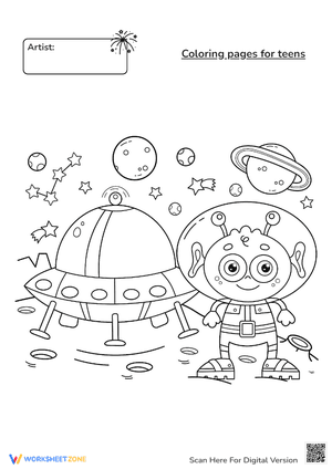Coloring Pages for Teens