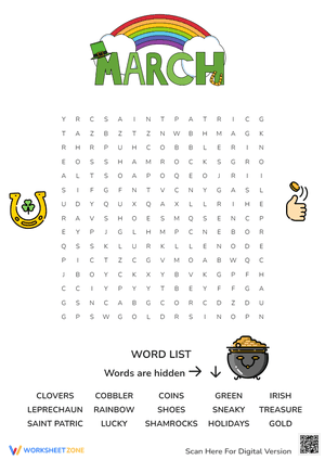 March Word Search