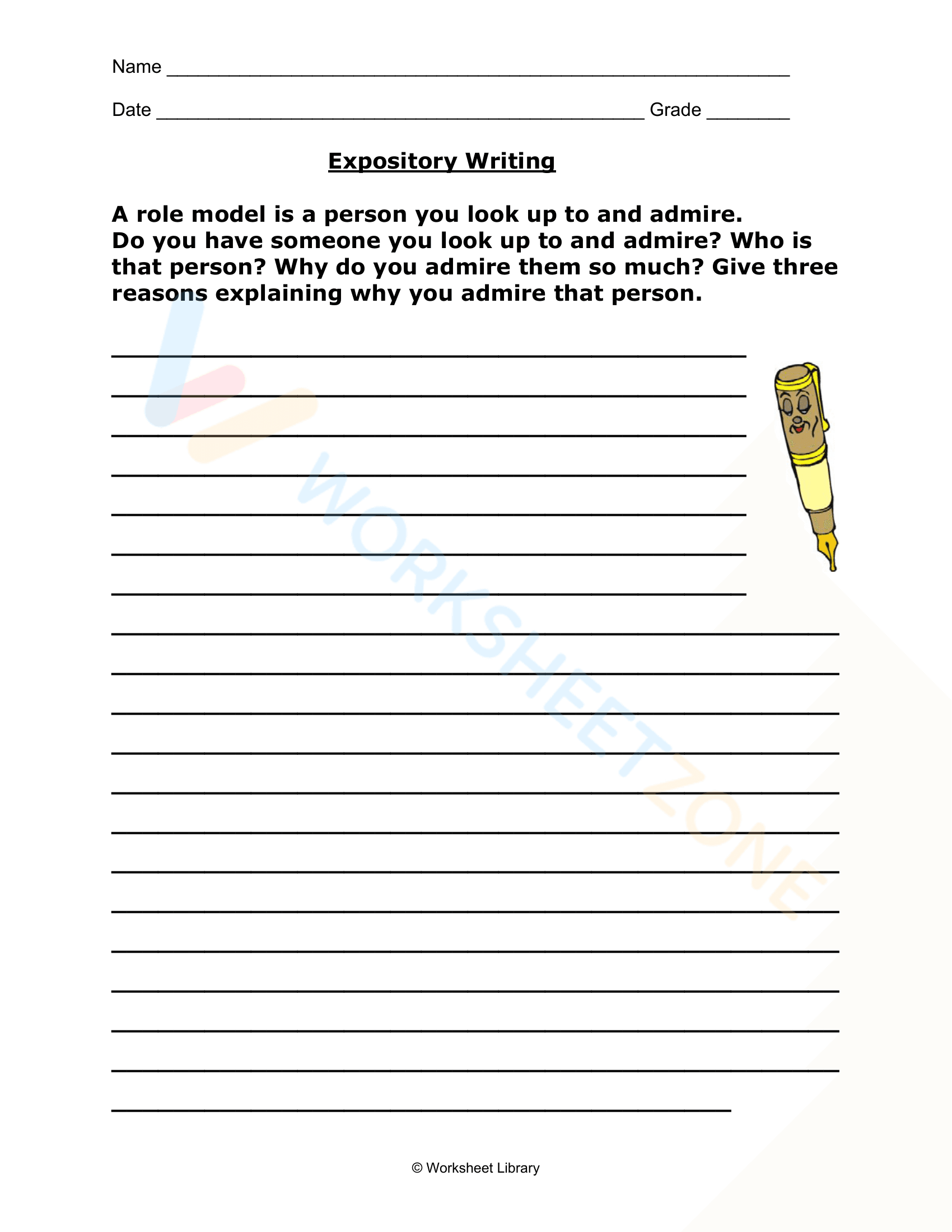 expository writing worksheets pdf 10