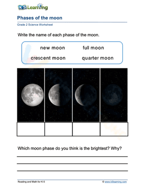 Grade 2: Moon phases
