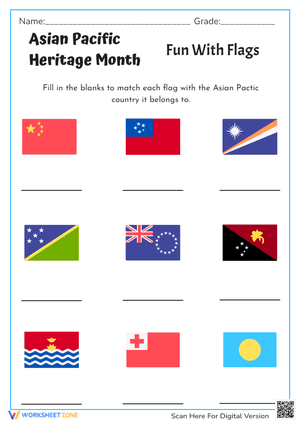Asian Pacific Heritage Month Fun With Flags
